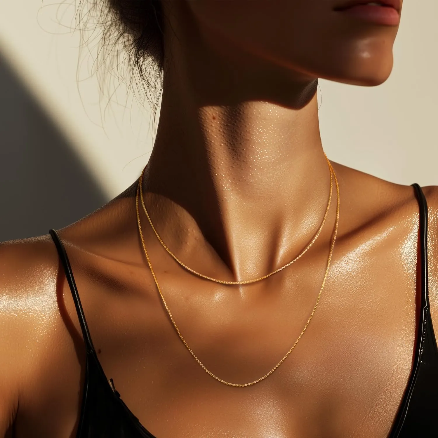 14K Gold Chain for Women Mens Trendy 14K Gold Necklaces for Women Necklace Chains Necklace Womens Cable Chains Necklaces for Mens16-26IN