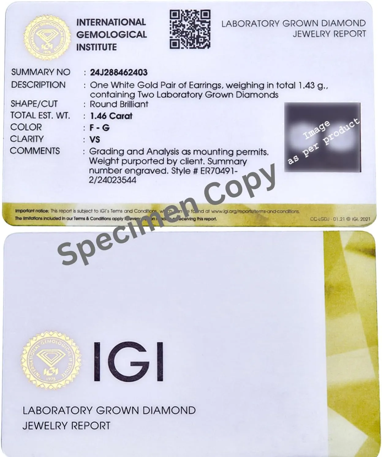 14KT White or Yellow Gold IGI Certified Round Halo Pendant Necklace with 18" 14KT Gold Cable Chain for Women's | 0.60 ct to 0.90 ct Lab Grown Diamond Pendant (Clarity: VS, Color: FG)