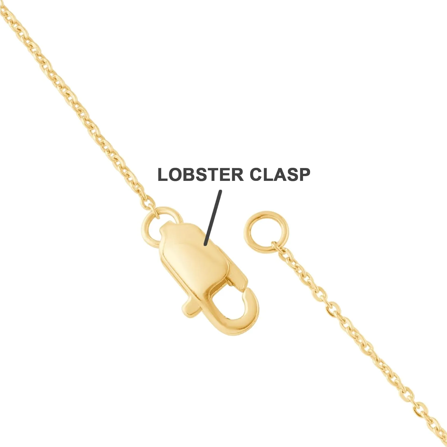 14KT White or Yellow Gold IGI Certified Round Halo Pendant Necklace with 18" 14KT Gold Cable Chain for Women's | 0.60 ct to 0.90 ct Lab Grown Diamond Pendant (Clarity: VS, Color: FG)