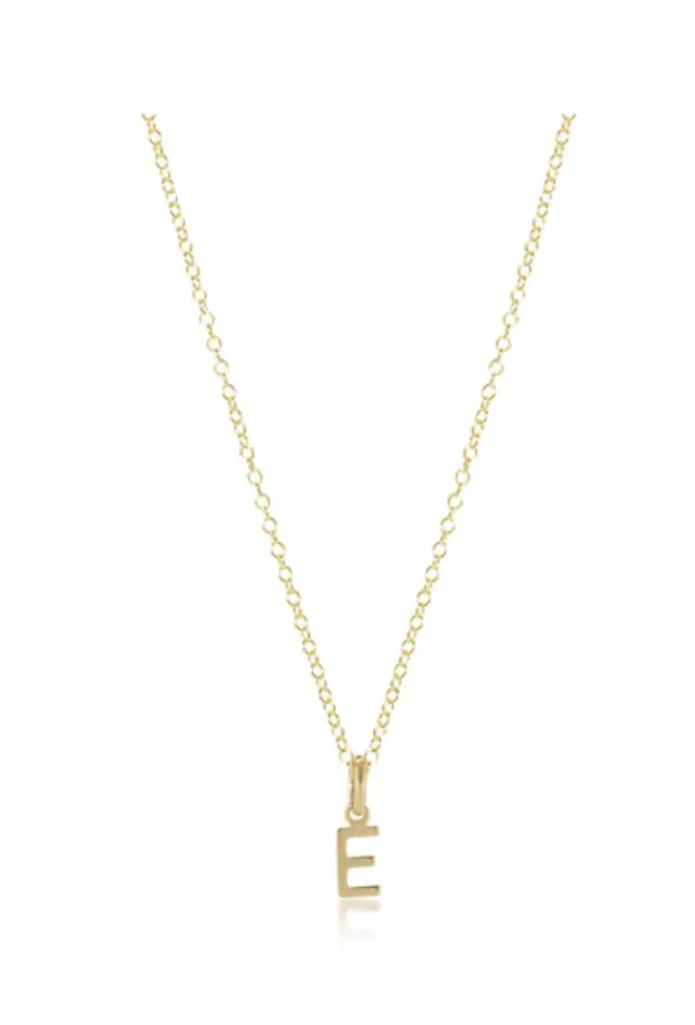 16" necklace gold - respect gold charm