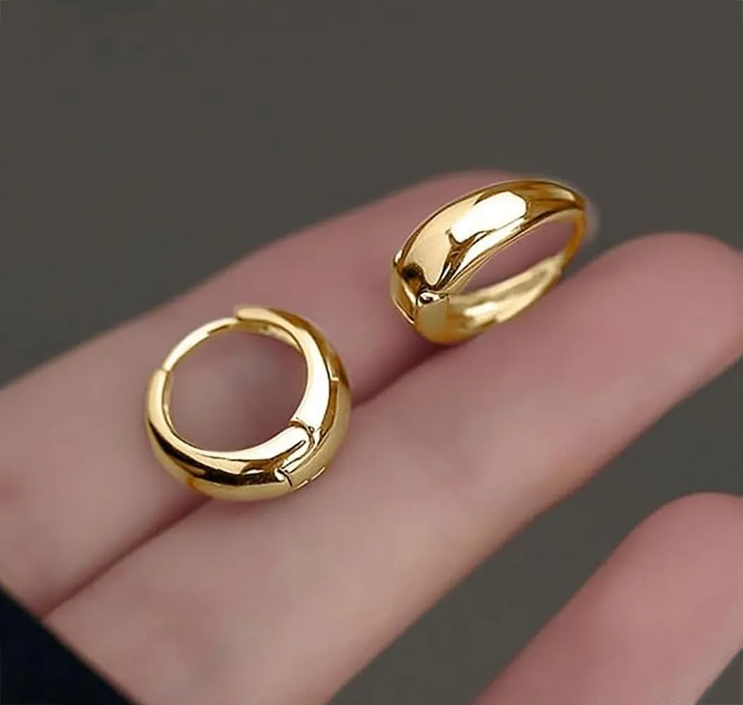 3Pairs    Set for Women Trendy Chunky Huggie Dainty Earrings Jewelry for Women Teens