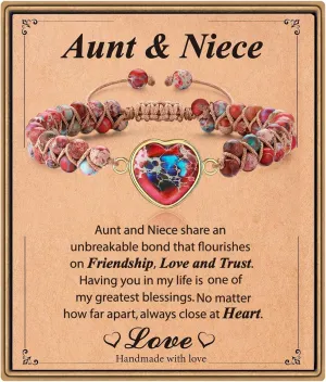 72ore Grandma, Mama, Daughter, Sister, Aunt Bracelet Gift Mother's Day Birthday Graduation Christmas Gift First Communion Gifts Baptism Confirmation Gifts for Women Trendy 2025