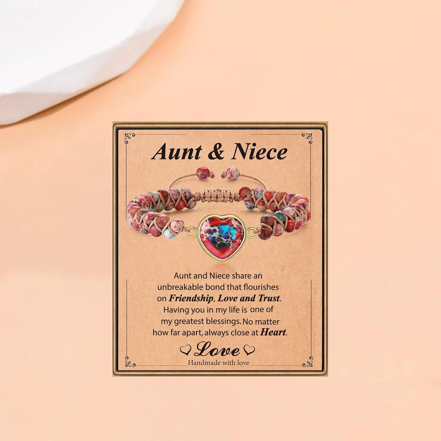 72ore Grandma, Mama, Daughter, Sister, Aunt Bracelet Gift Mother's Day Birthday Graduation Christmas Gift First Communion Gifts Baptism Confirmation Gifts for Women Trendy 2025