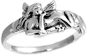 925 Sterling Silver Fairy Ring