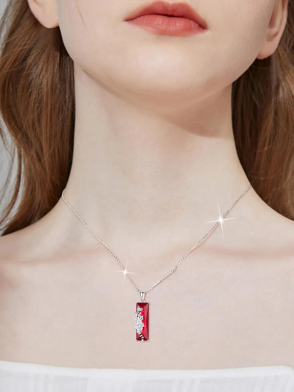AENEAS Animal Necklace Pendant Women 925 Sterling Silver Cute Animal Necklace Crystal Jewelry Gifts for Women Mom Wife