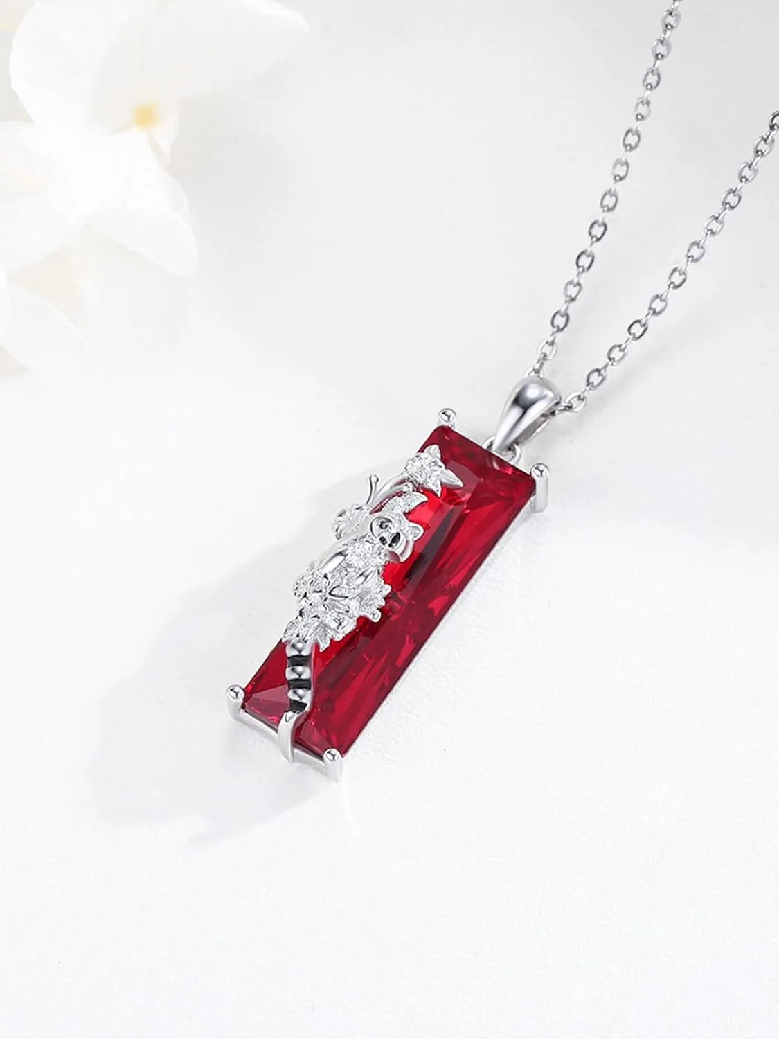 AENEAS Animal Necklace Pendant Women 925 Sterling Silver Cute Animal Necklace Crystal Jewelry Gifts for Women Mom Wife