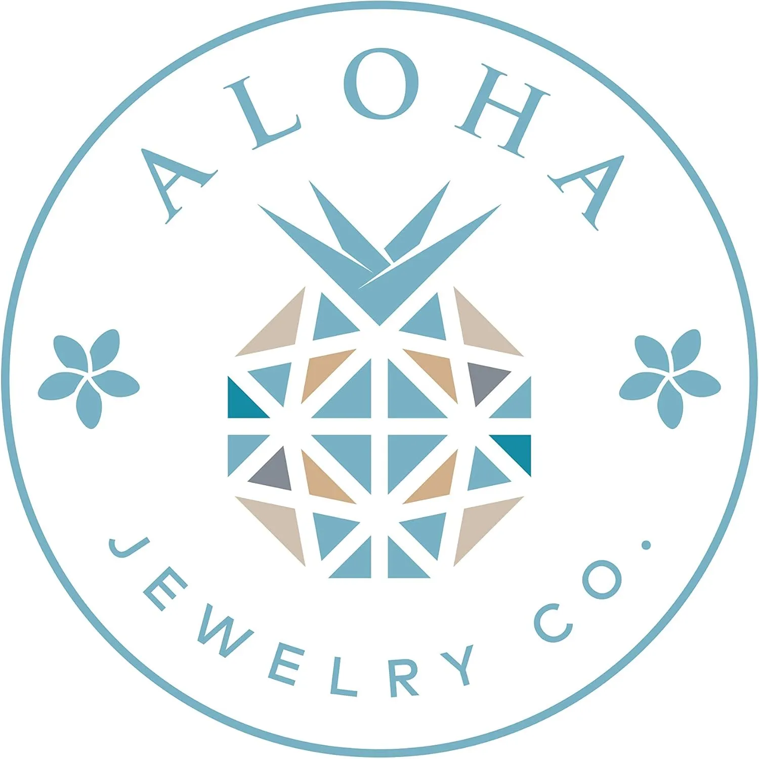Aloha Jewelry Company 925 Sterling Silver Monstera Leaf and Full Moon, Adjustable Easy Resize Wrap Around Bypass Ring Eternity Band, Blue White Opal Larimar, Hypoallergenic Nickel Free, with Gift Box