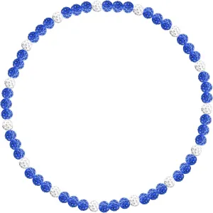 Baseball Beaded Chain Necklace 20 Inch Bling Ice Collection Necklace Adjustable Elastic Cord Glitter Rhinestone Ball Necklace Inspired Sports Jewelry Athlete Necklace for Men Boys