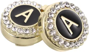 BESTYASH Elegant Letter a Cufflinks Mens Gold Plated Cufflinks Men's Shirt Cuffs for Tuxedo