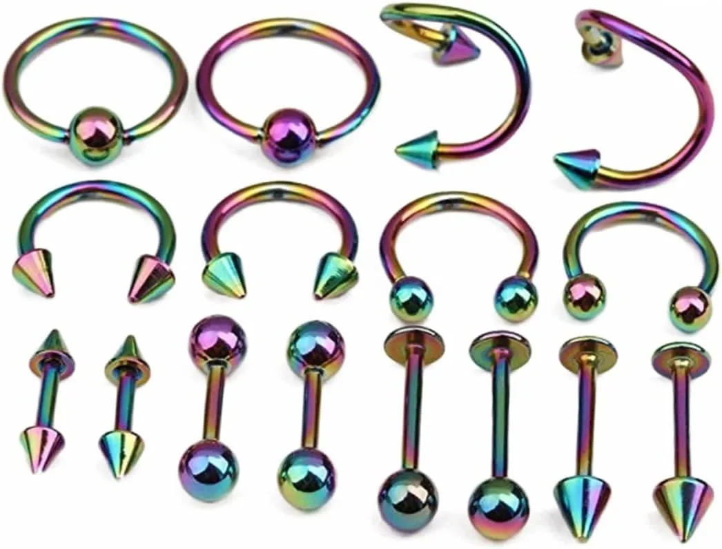 Body Jewelry Nose Earrings Navel Barbell Piercing Nose Rings Hoop Pierced Earrings Butterfly Earrings