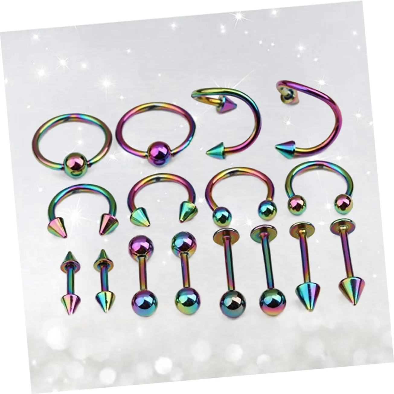 Body Jewelry Nose Earrings Navel Barbell Piercing Nose Rings Hoop Pierced Earrings Butterfly Earrings