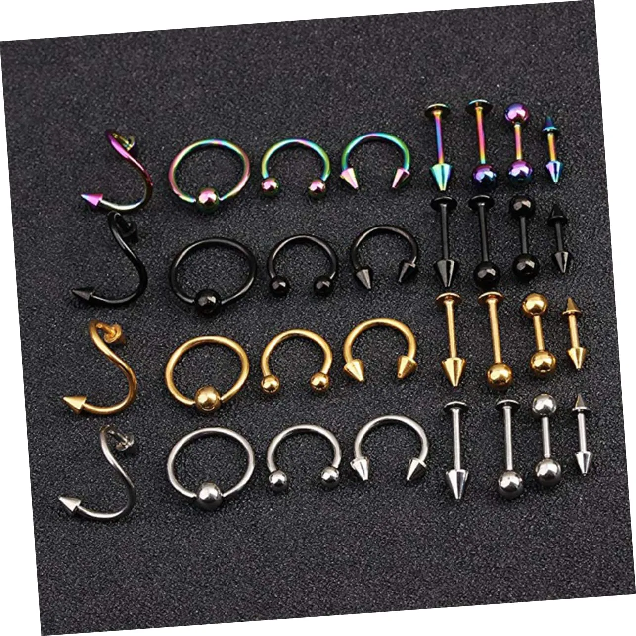 Body Jewelry Nose Earrings Navel Barbell Piercing Nose Rings Hoop Pierced Earrings Butterfly Earrings