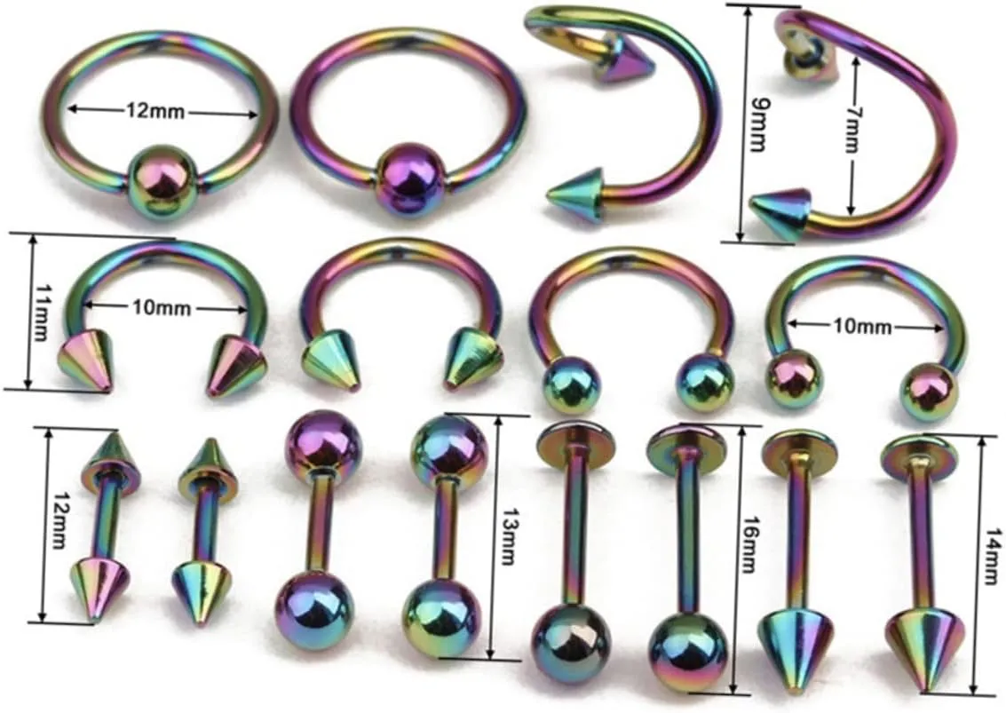 Body Jewelry Nose Earrings Navel Barbell Piercing Nose Rings Hoop Pierced Earrings Butterfly Earrings