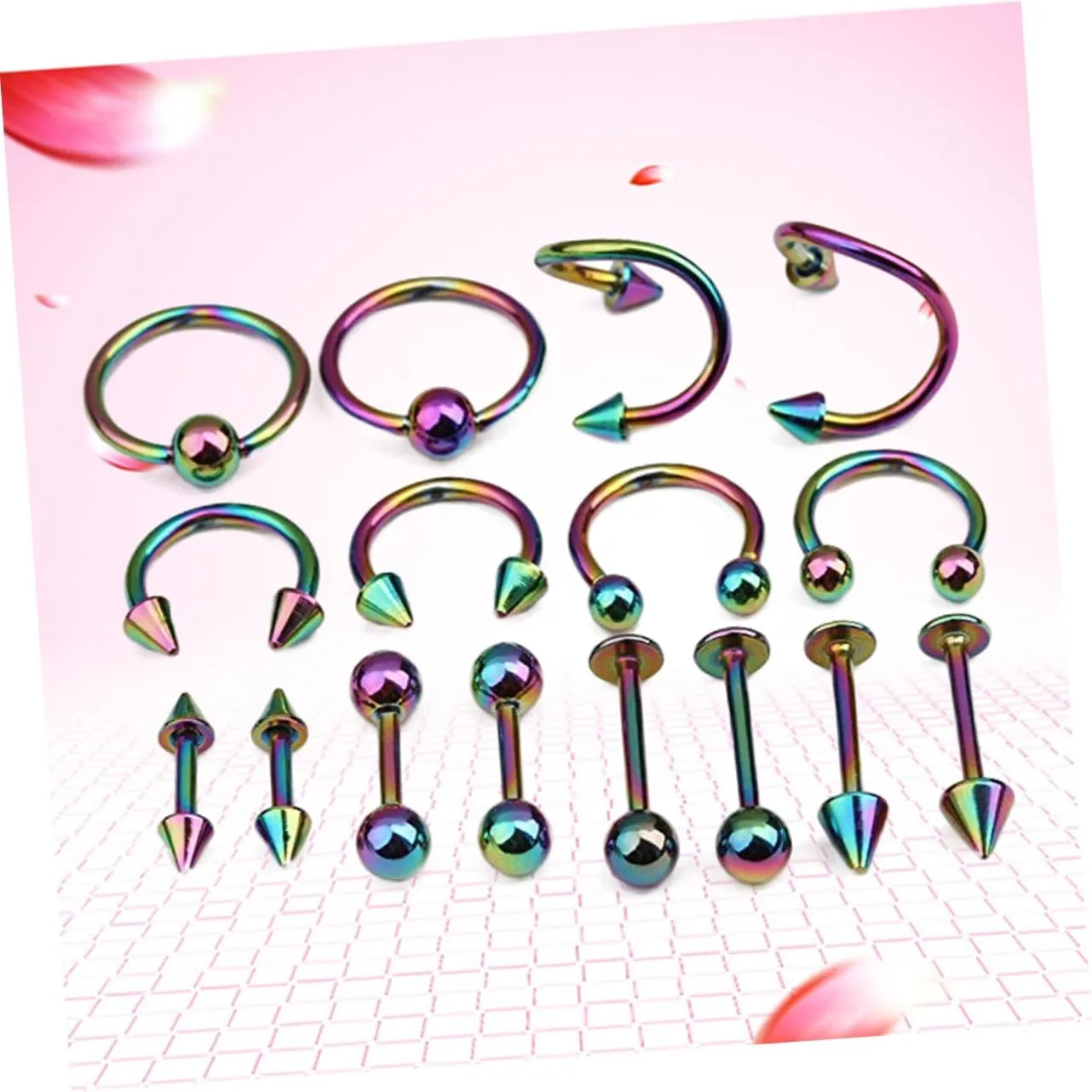 Body Jewelry Nose Earrings Navel Barbell Piercing Nose Rings Hoop Pierced Earrings Butterfly Earrings