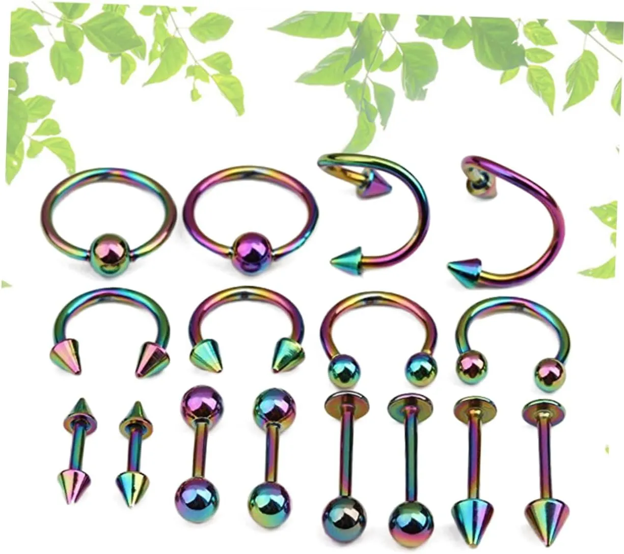 Body Jewelry Nose Earrings Navel Barbell Piercing Nose Rings Hoop Pierced Earrings Butterfly Earrings