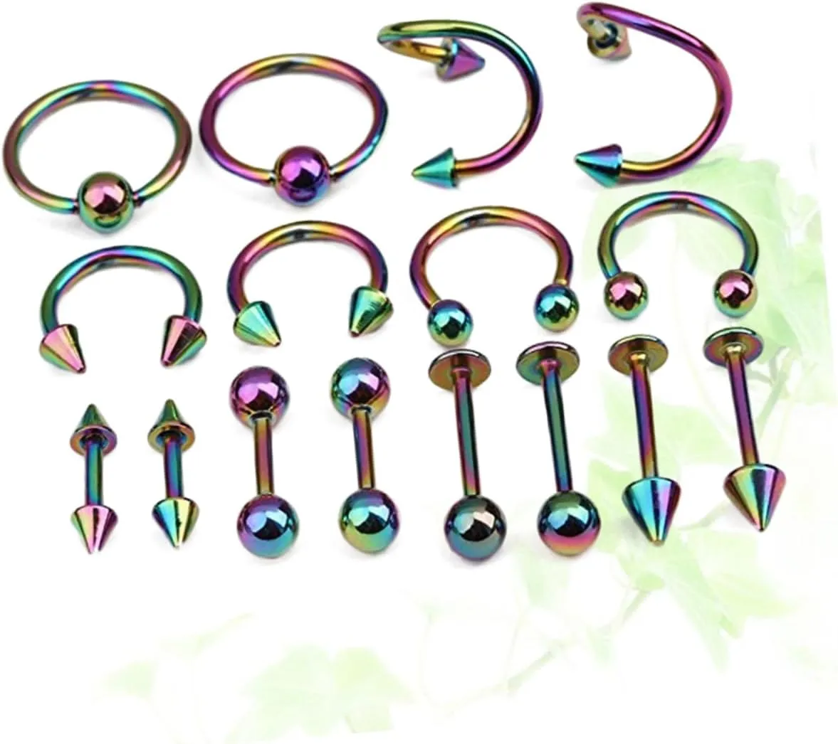Body Jewelry Nose Earrings Navel Barbell Piercing Nose Rings Hoop Pierced Earrings Butterfly Earrings