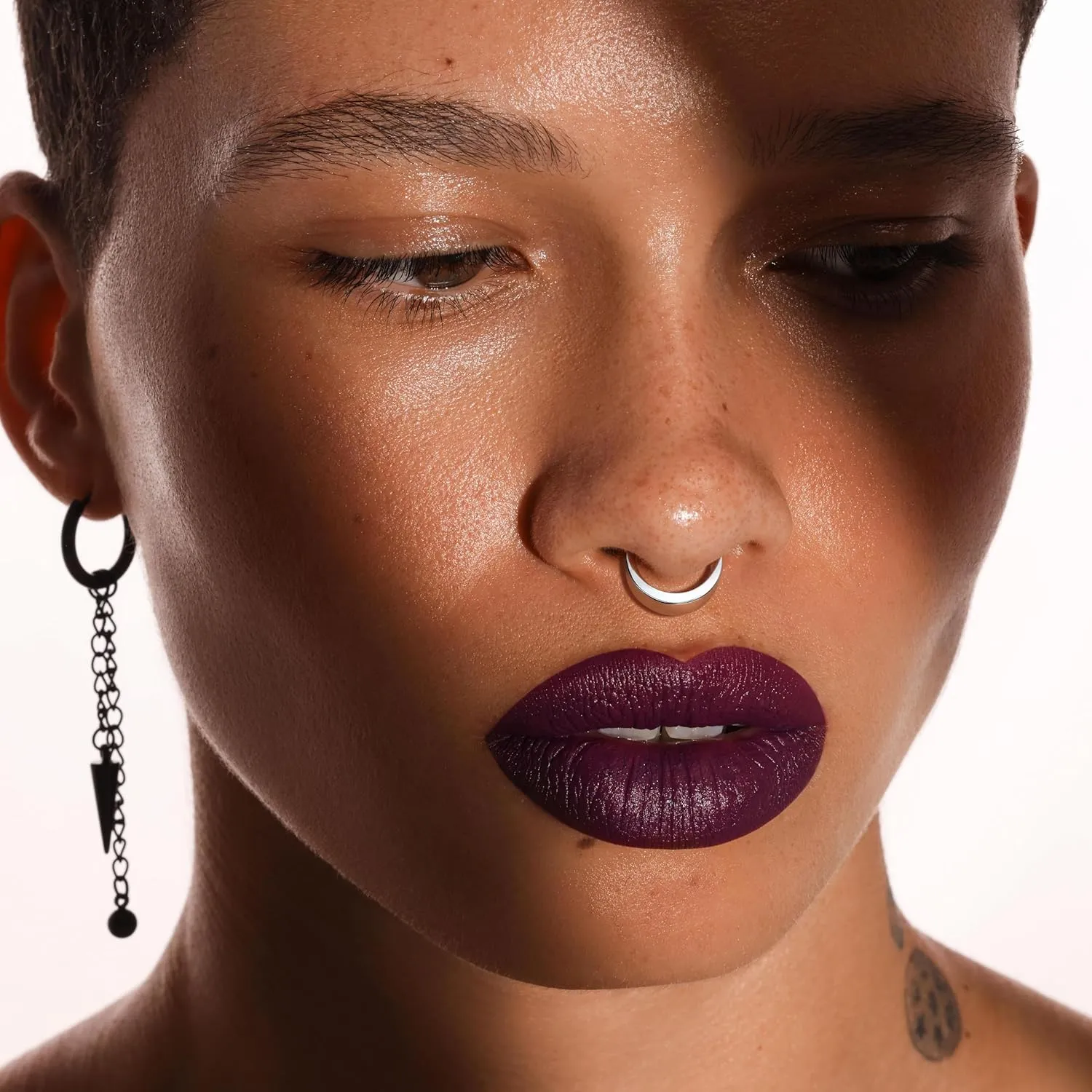 BodyBonita Septum Rings 16G - 316L Stainless Steel Nose Rings Hoops for Men Women Septum Piercing Jewelry 8 mm 10 mm