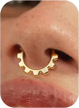 BodyBonita Septum Rings 16G - 316L Stainless Steel Nose Rings Hoops for Women Septum Piercing Jewelry 8mm 10mm