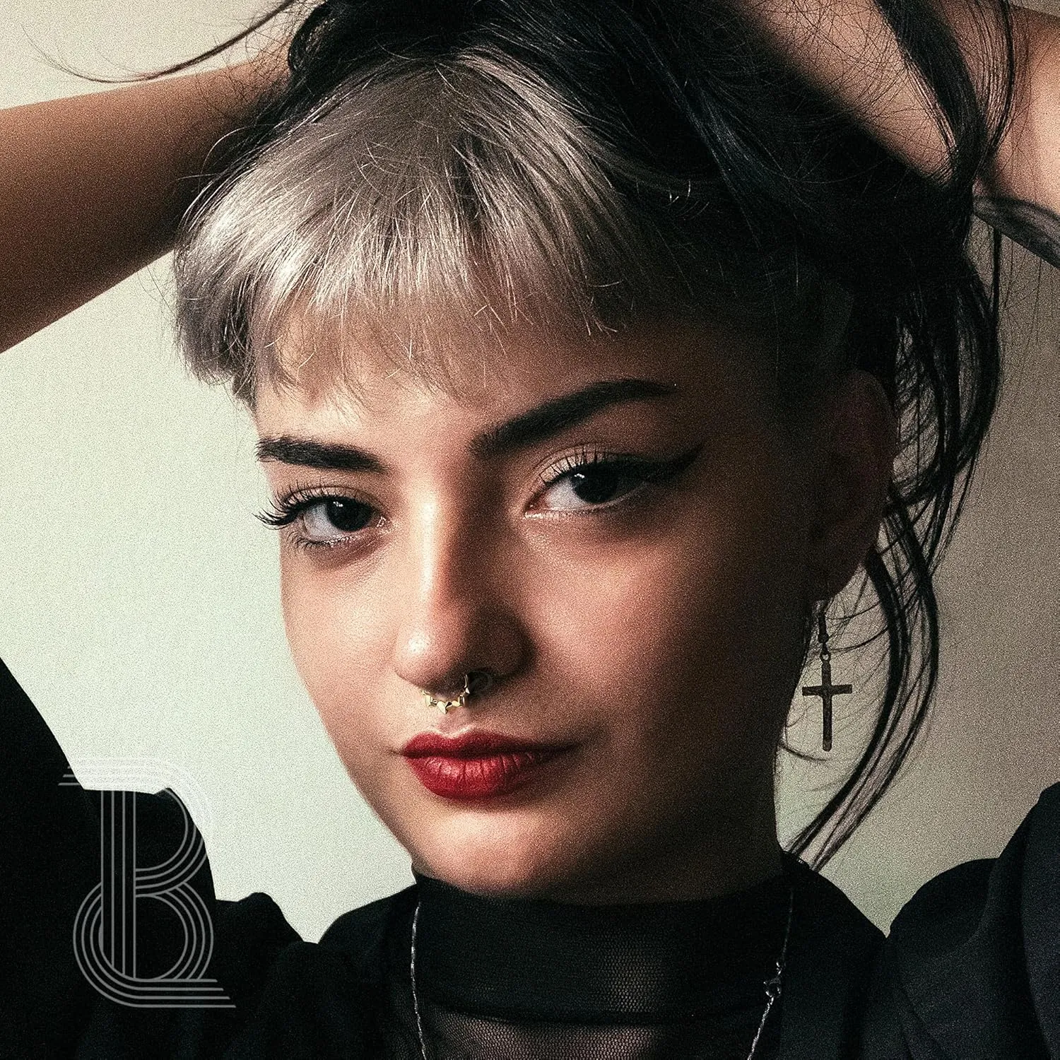 BodyBonita Spike 16G Septum Rings - 316L Stainless Steel Nose Rings Hoops for Women Men Helix Piercing Jewelry Tragus Daith Conch Cartilage Hoop Earring 14K Gold Plated/Silver 8 mm/10 mm