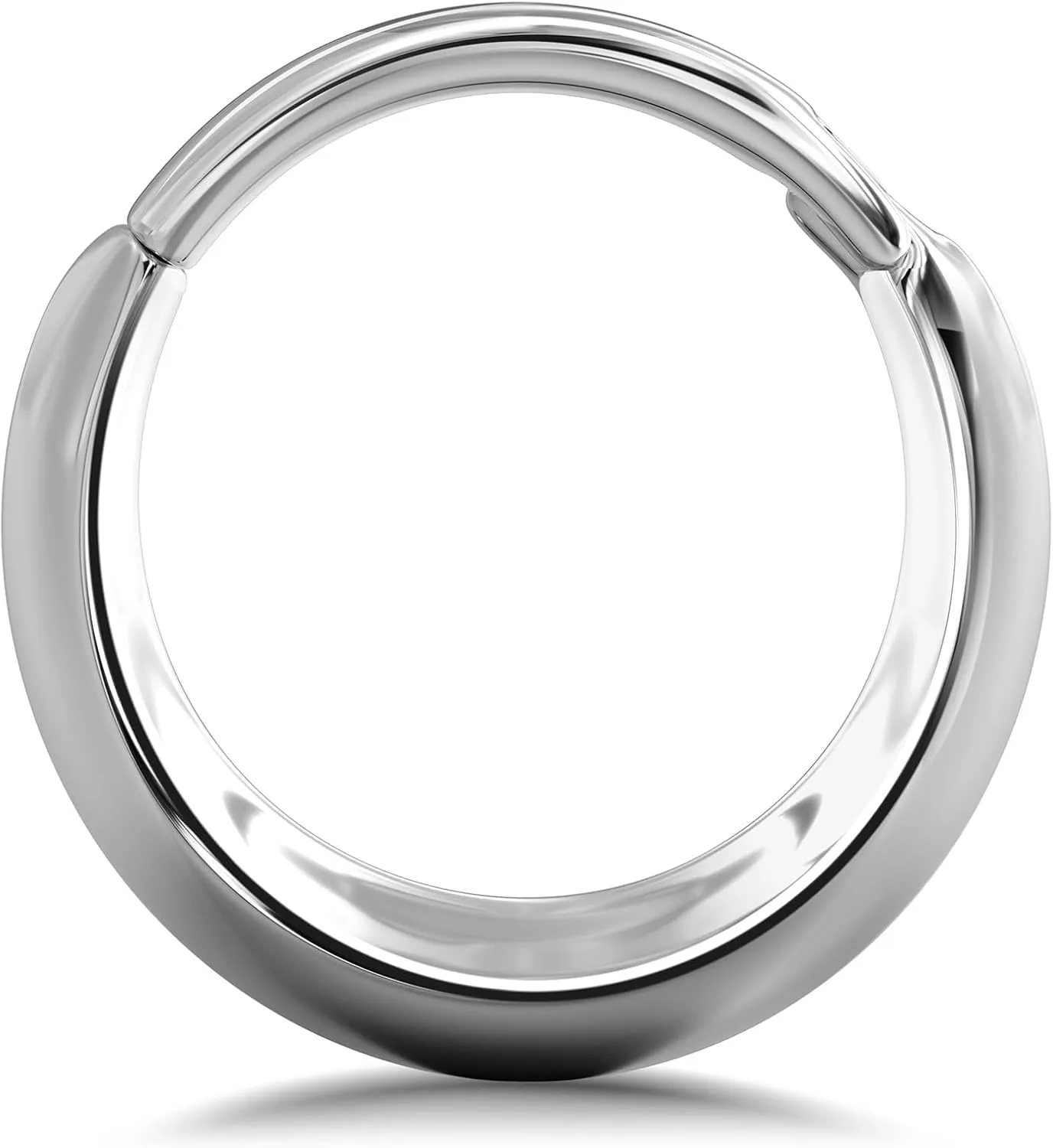 BodyBonita Titanium Septum Rings 16G - G23 Titanium Nose Ring Hoops for Men Women Septum Piercing Jewelry 8 mm 10 mm