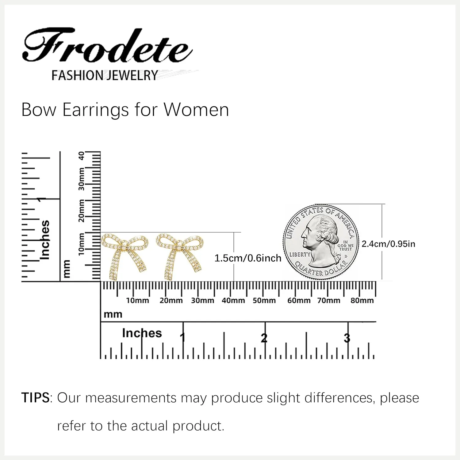 Bow Earrings for Women Trendy Sparkly Rhinestone Chain Tassel Earrings Bow Pearl Dangle Earrings Prom Wedding Party Dress Jewerly Gifts