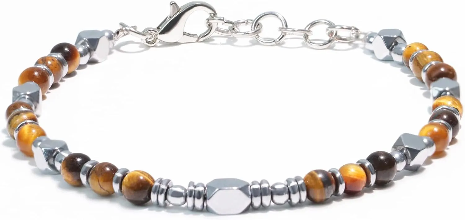Bracelets for Women, Healing Natural Stone Beaded Bracelets, Unique Get Well Birthday Inspirational Gifts for Women Best Friends Mom Coworkers