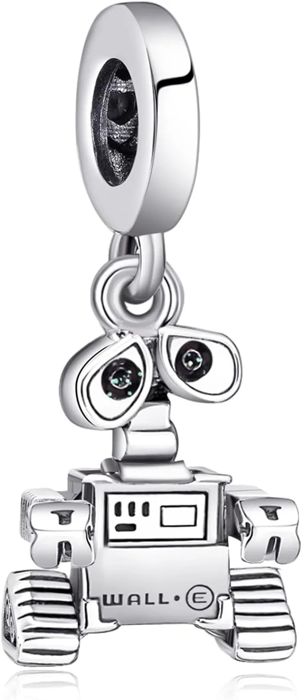 Cartoon Animals Charm for 925 Sterling Silver for Women's Bracelets & Necklaces Mouse safety chain Mouse Positioning Buckle Dangle Pendant for Christmas Day Mother's Day Jewelry