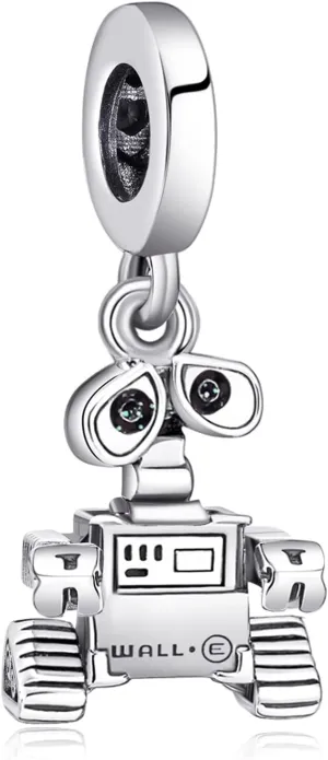 Cartoon Animals Charm for 925 Sterling Silver for Women's Bracelets & Necklaces Mouse safety chain Mouse Positioning Buckle Dangle Pendant for Christmas Day Mother's Day Jewelry