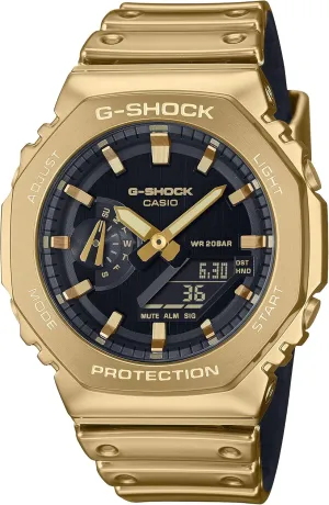 Casio G-Shock G-Steel Fine Metallic Series Gold Octagonal Watch GM2100YM-9A