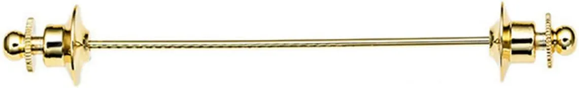 Chain Lapel Pin Collar Bar Tassel Brooch Classic Ball Head Brass Shirt Collar Bar Tie Pins for Men Wedding Business