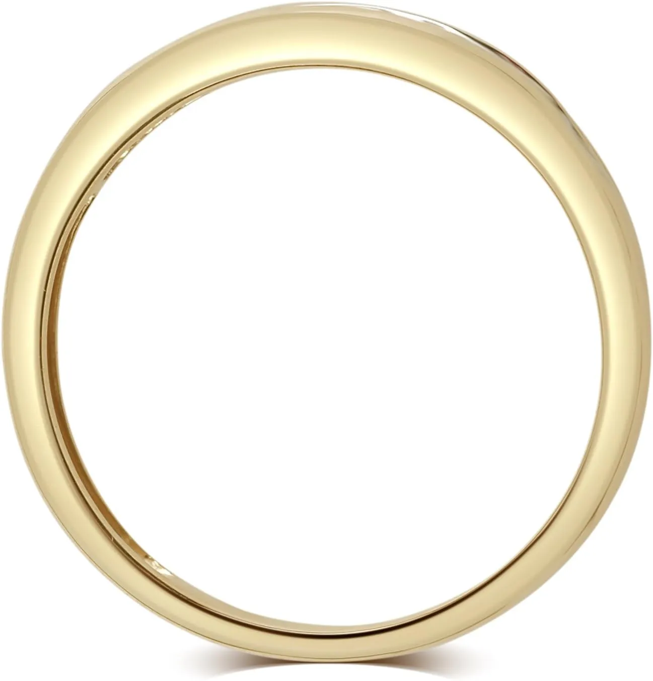 Channel Set 10K Gold Princess-cut Diamond Wedding Band (1/4-1.00 Cttw, J-K Color, I3 Clarity) Jewelry for Women