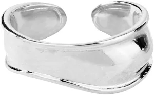 COLORFUL BLING Punk Twisted Gold Silver Open Wide Cuff Bracelet for Women Irregular Wave Chunky Cuff Bangle Armband Statement Party Jewelry