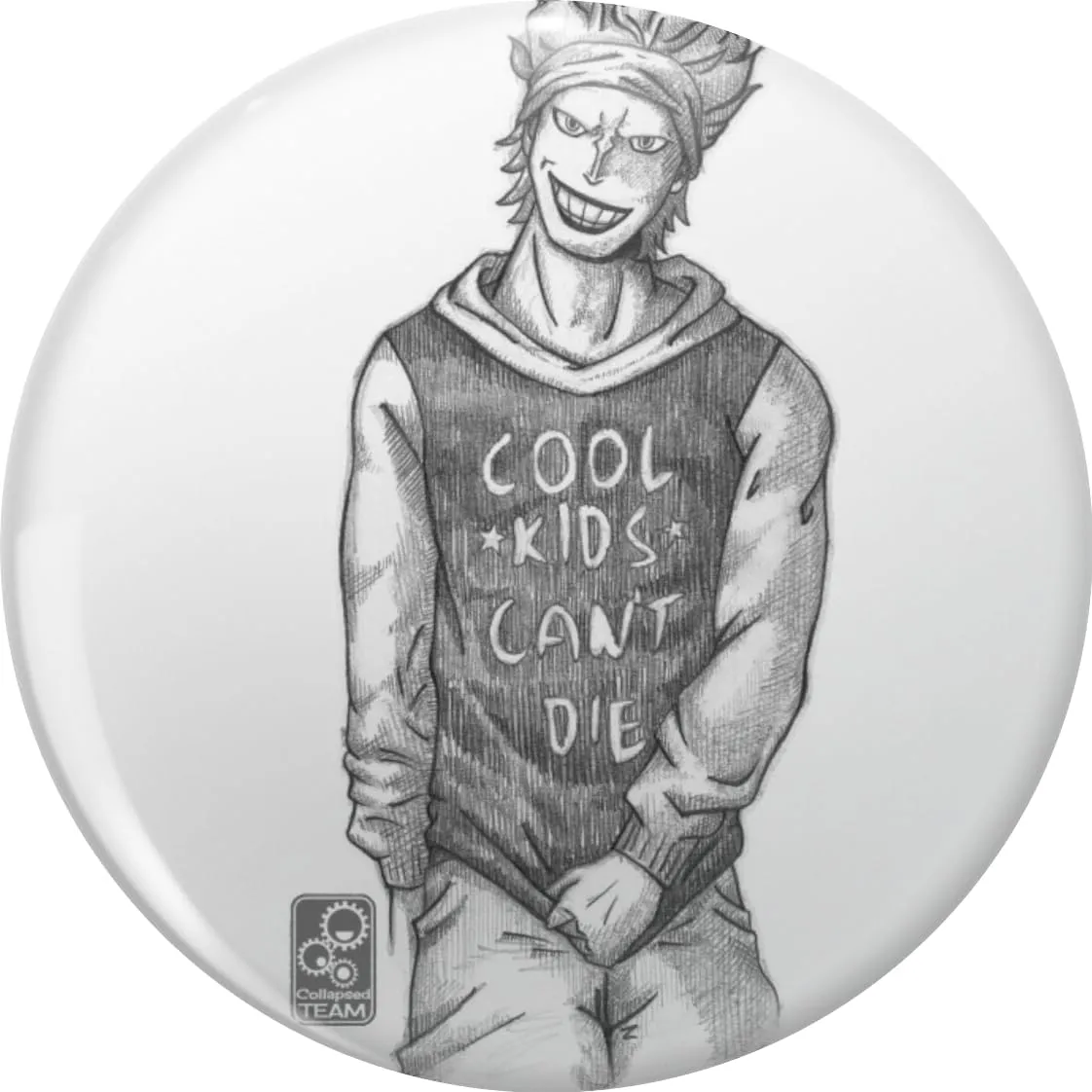 Cool Kid - Eustass Captain Kid Pin Lapel Pin Cute Brooch Pins Badges 0.75"