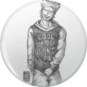 Cool Kid - Eustass Captain Kid Pin Lapel Pin Cute Brooch Pins Badges 0.75"