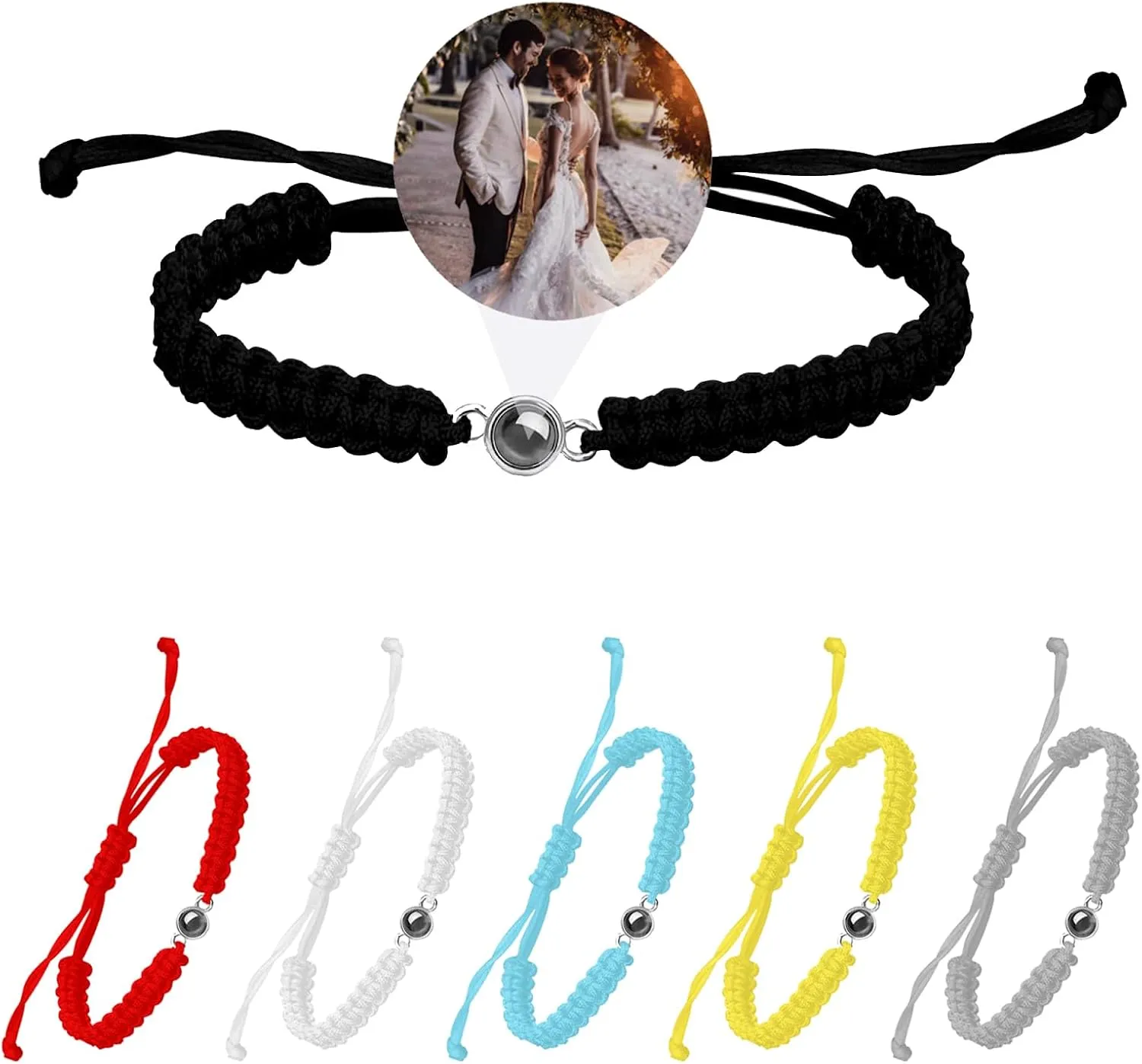 Custom Bracelets With Picture Inside,Customized Projection Bracelets With Photos,Picture Bracelet Personalized Photo,Valentine's Day Birthday Anniversary Any Special Day Gifts