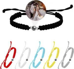 Custom Bracelets With Picture Inside,Customized Projection Bracelets With Photos,Picture Bracelet Personalized Photo,Valentine's Day Birthday Anniversary Any Special Day Gifts
