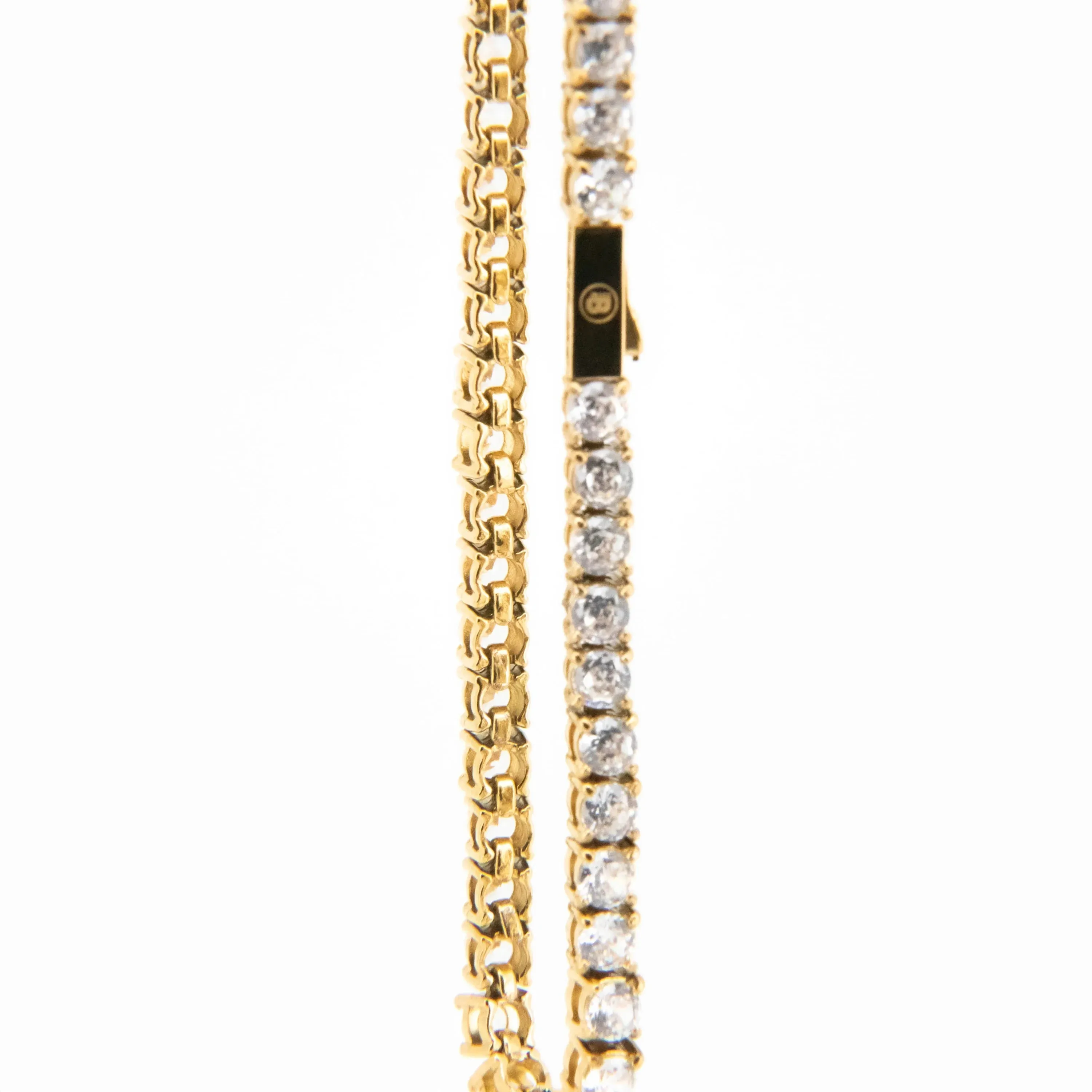 Dezi Golden Diamanté Bracelet