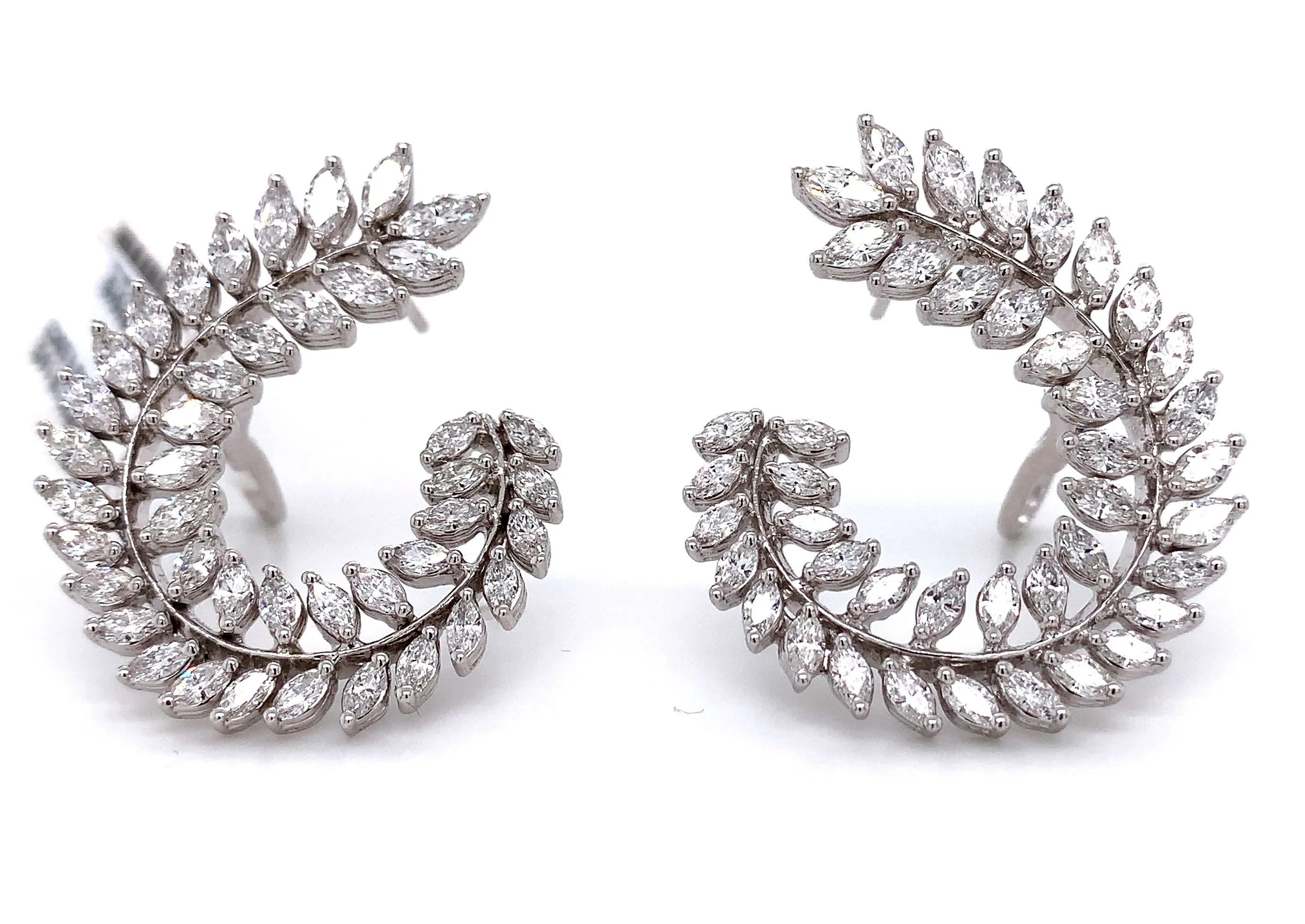 Diamond Statement Earrings 5.50ctw