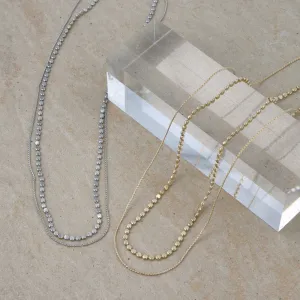 Double Strand Short Necklace