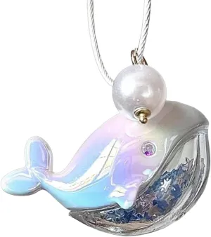 DYNWAVE Compact Whale Keychain, Animal Doll Keychain, Portable Funny Keyring Adorable Bag Pendant for Car/Key/Bag, School Carnival Rewards Birthday Gift Party Gift for Kids, Girlfriends and Sisters