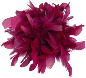 Elegant Feather Flower Large Brooch Lapel Pins for Women Men Wedding Party Dance Banquet Big Pins for Floral Shawl Dress Suit Clothes Accessories Corsage Brooches Jewelry Gifts 7.87in