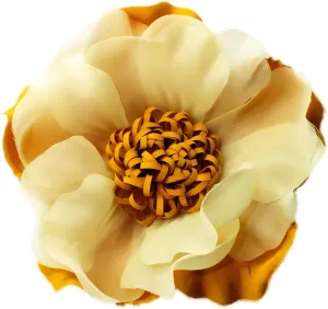 Elegant Large Cloth Flower Brooches Big Camellia Flower Pin for Women Dainty Cloth Fabric Rose Brooches Dress Skirt Scarf Hat Pins Clothing Decoration Accessories