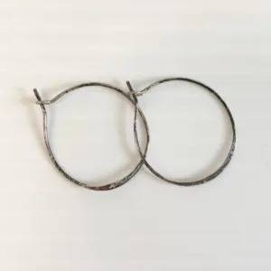 Fashion Accessories - Silver Hoops