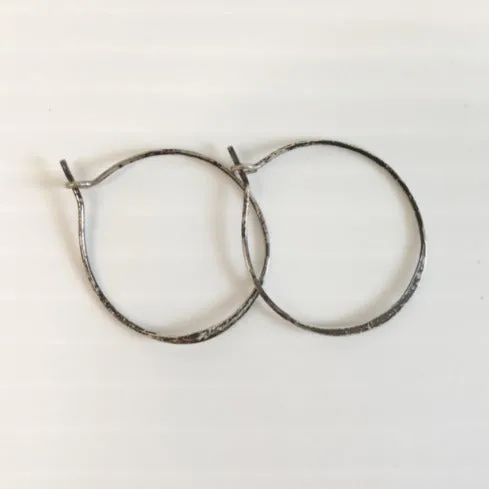 Fashion Accessories - Silver Hoops