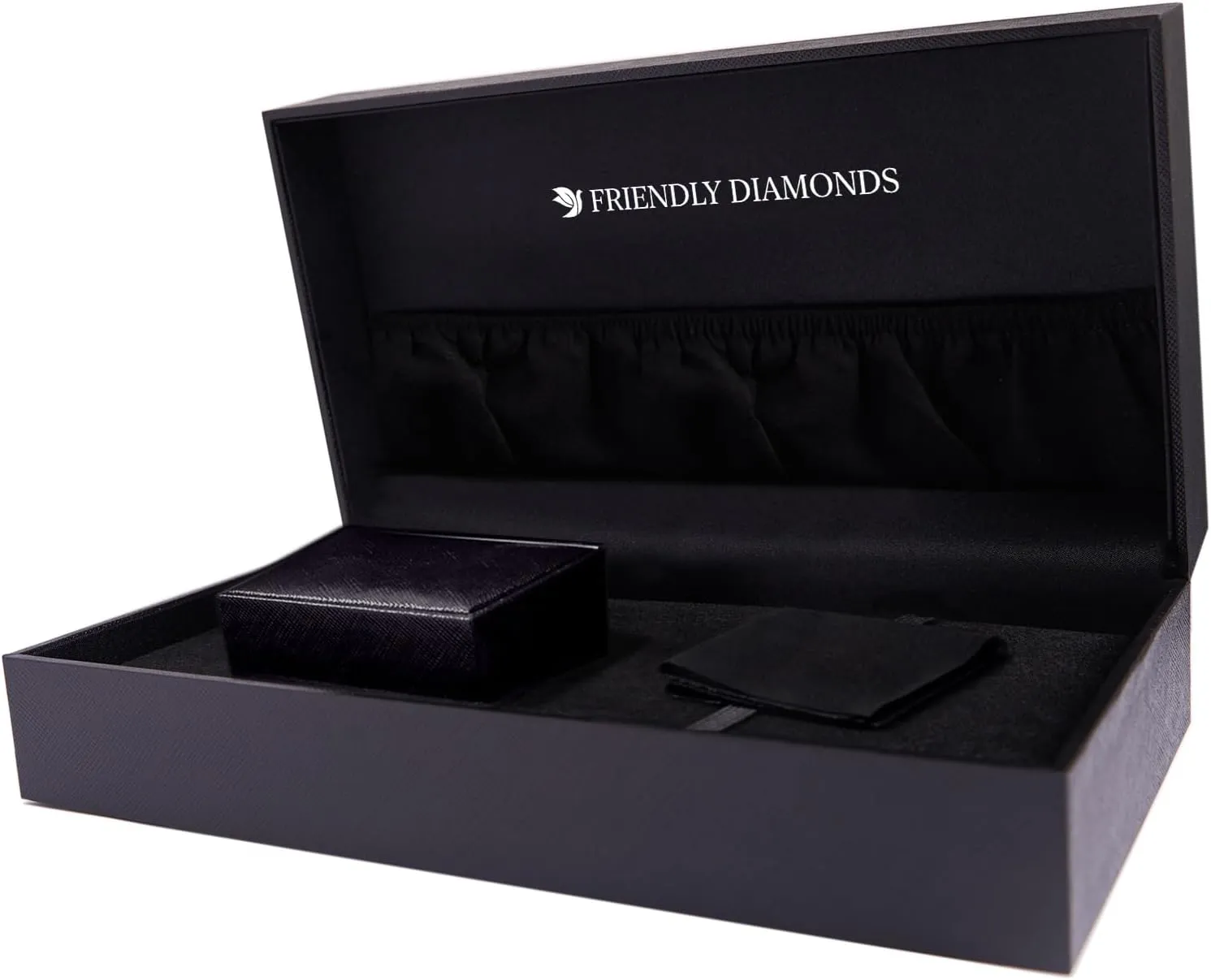 FRIENDLY DIAMONDS Lab Grown Diamond Ring For Women IGI Certified | 1-5 Carat Edith Diamond Studded Petite Solitaire Diamond Ring | 14K Or 18K White, Yellow Or Rose Gold | FG-VS Qualit