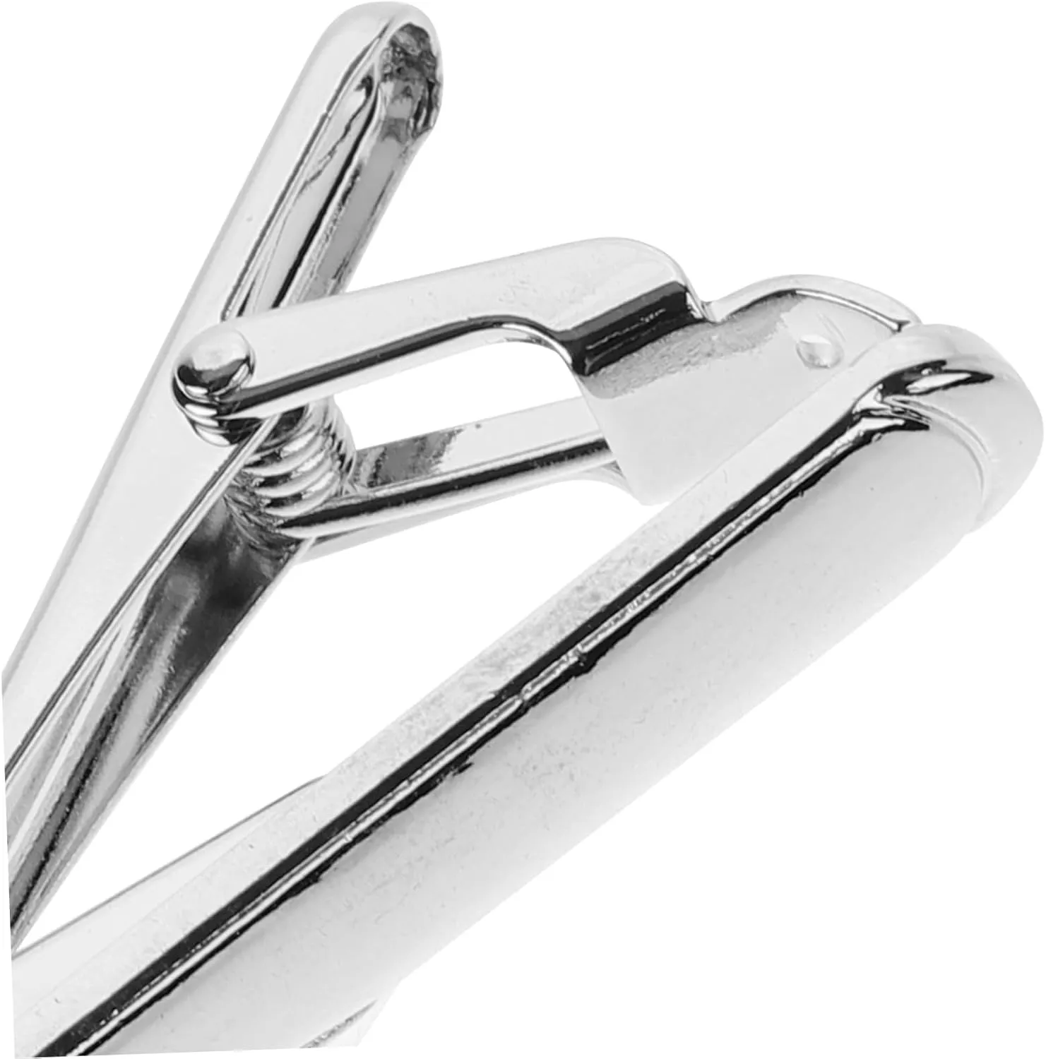 GALPADA Blue Striped Collar Clip Tie Pinch Clips Wedding Ties Clip Business Ties Clip Neck Tie Pin Clips Tie