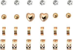 Gold Stud Earrings for Women Hypoallergenic Earrings Studs for Womens Diamond Stud Earrings for Female Gold Hoop Earrings