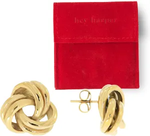 Gold Stud Earrings For Women Trendy - Lightweight Waterproof & Sweatproof Jewerly