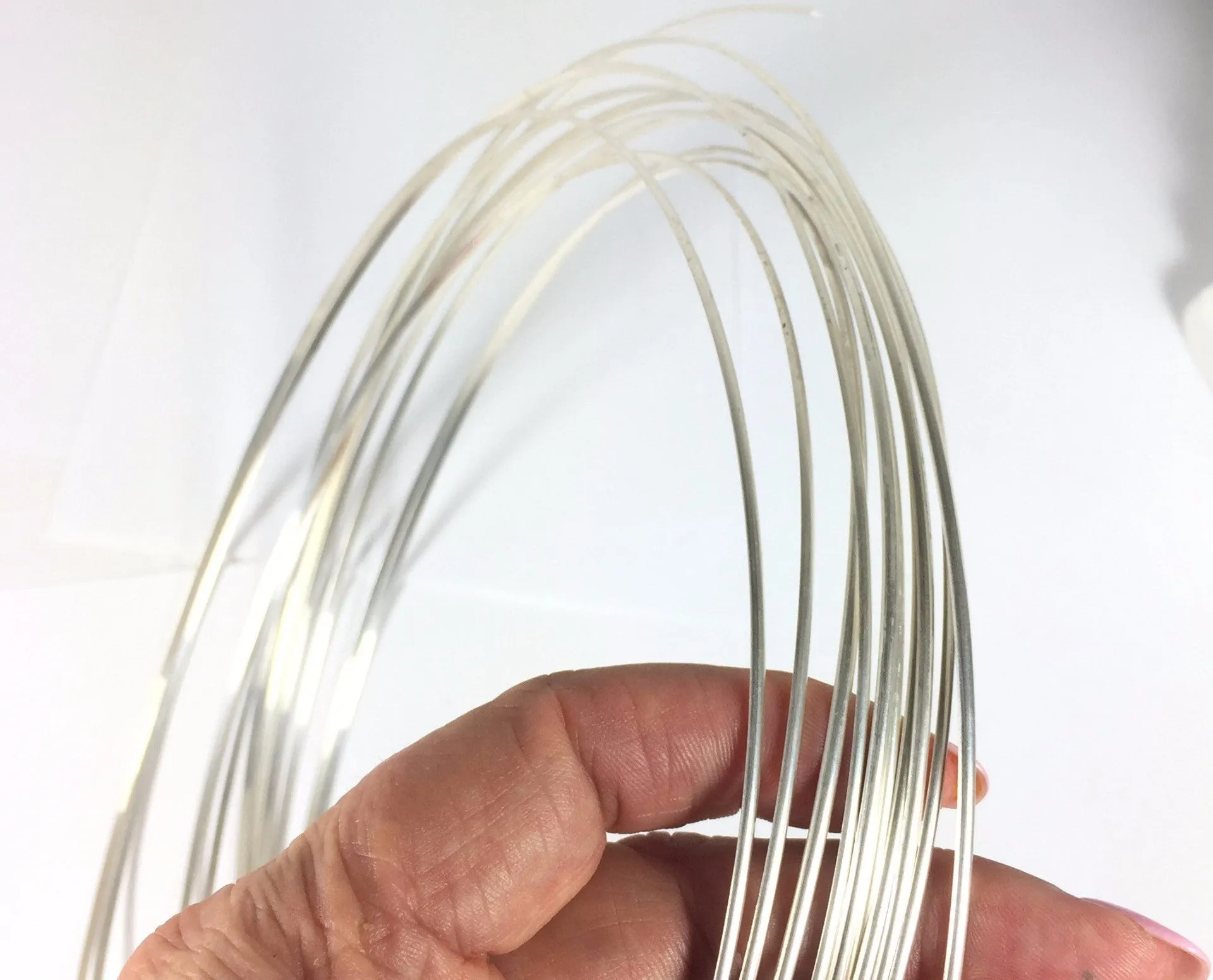 Half Round  wire, 11 gauge Silver Wire, great for stack rings, ring shanks, soldering elements