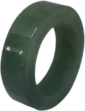Handmade Natural Imperial Style Jade Ring for Men - Lucky Gift